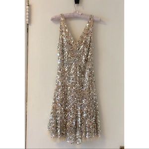 ✨ Silver Sequin Flapper Dress ✨